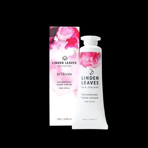 Pink Petal Hand Cream Boxed 25ml-Linden Leaves-Matakana Pharmacy